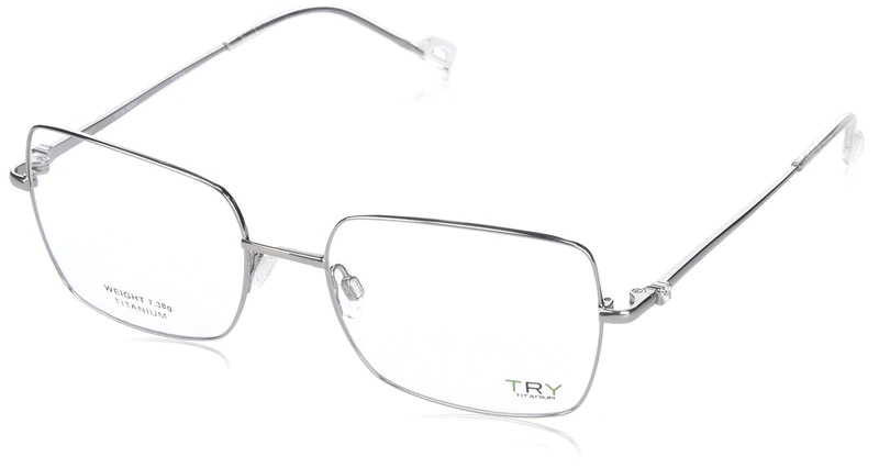 try Vega TYA10V Glasses, Silver, 55 Unisex Adult, silver