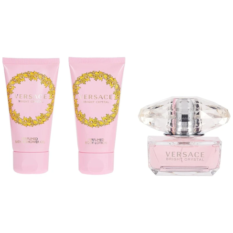 Versace Bright Crystal EDT Set 50 ml + S/G 100 ml + B/L 100 ml - Image 1