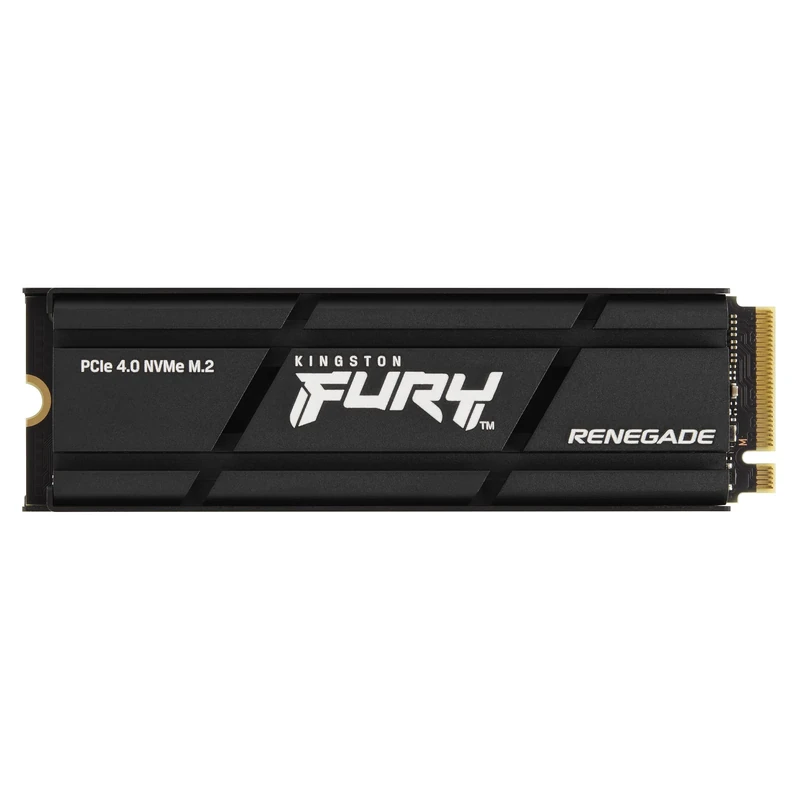 Kingston FURY Renegade 4000G PCIe 4.0 NVMe SSD W/ HEATSINK - For gamers, enthusiasts and high-power users - SFYRDK/4000G