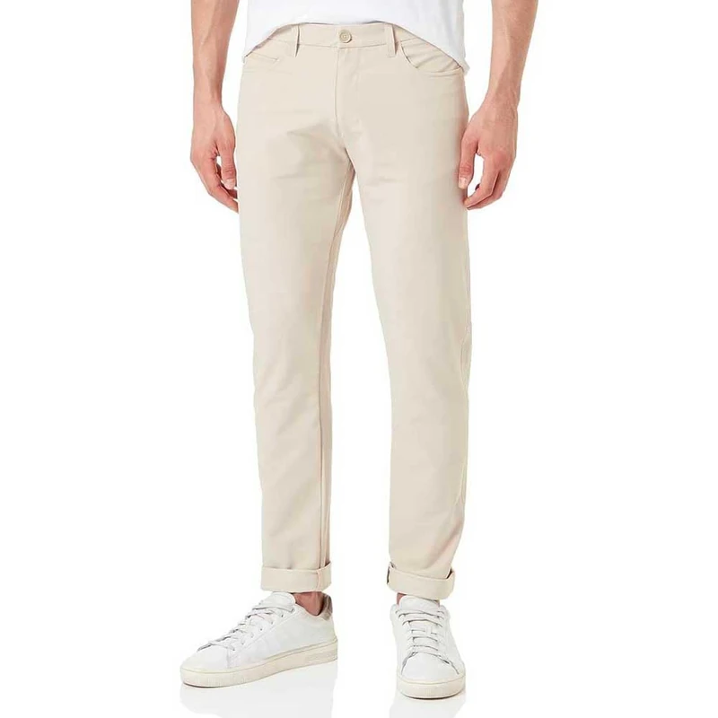 BOSS Men's T_ATG-Slim Trousers Flat Packed, Medium Beige, 98