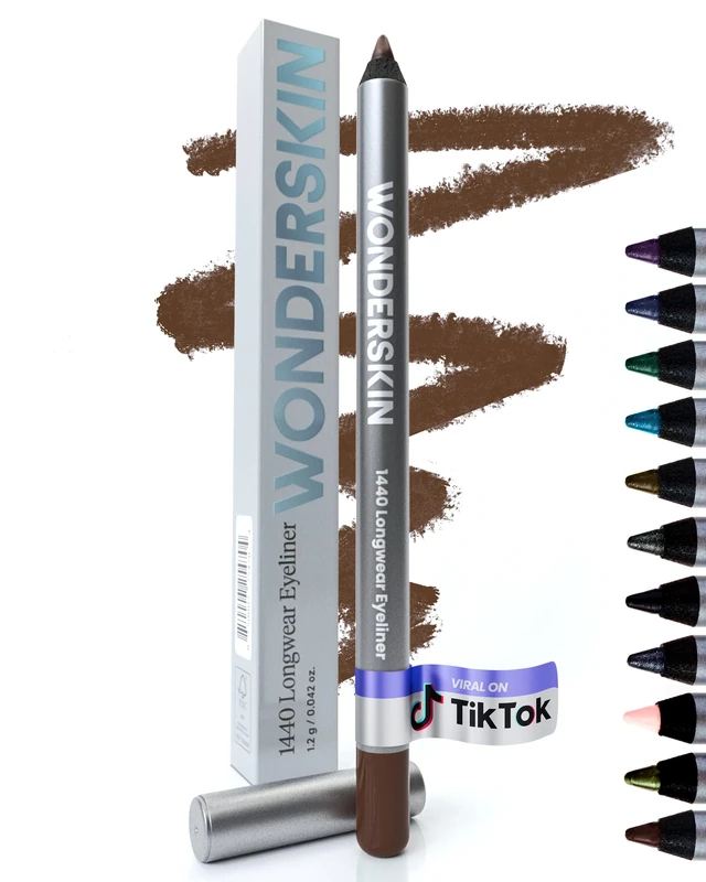 Wonderskin 1440 Brown Eyeliner Pencil - Waterproof, Smudge Proof