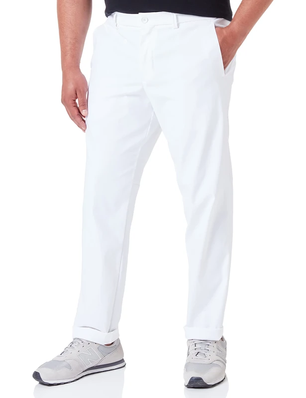 BOSS Men's T_Phoenix-Reg Trousers Flat Packed, White100, 46