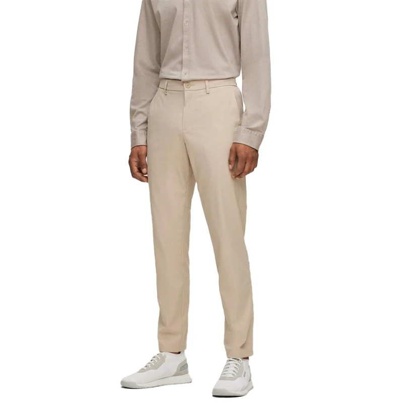 BOSS Men's T_Phoenix-reg Trousers Flat Packed, Medium Beige, 24