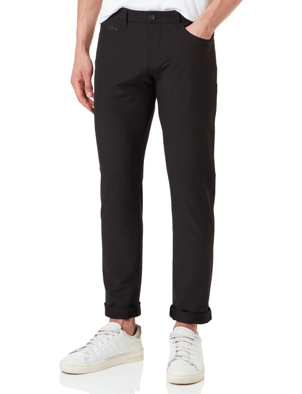 BOSS Men's T_ATG-Slim Trousers Flat Packed, Black, 56