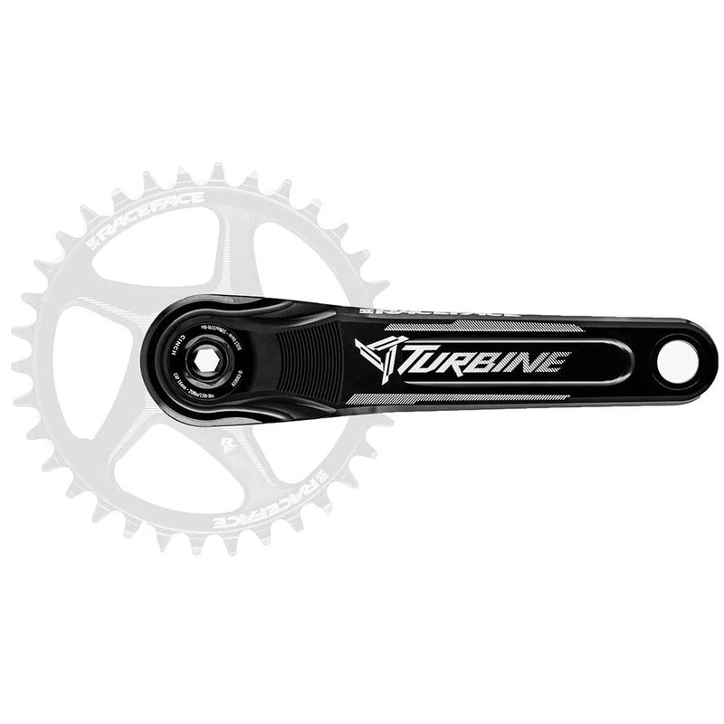 Race Face Unisex Cranks Turbine Only 136mm 170mm Black CK22TUR136ARM170BLK, Black, 136 mm - 170 UK