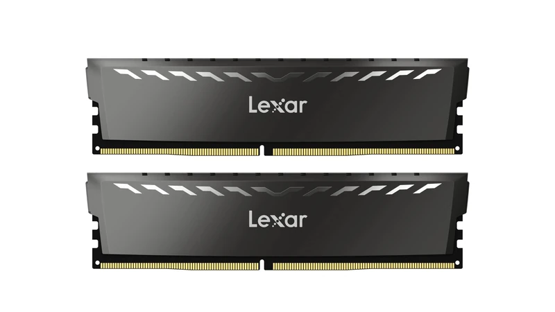 Lexar THOR DDR4 RAM 32GB Kit (2x16GB) 3200 MHz, DRAM 288-Pin UDIMM Desktop Memory, XMP 2.0 High Performance Computer Memory, CL16-18-18-38, 1.35V (LD4BU016G-R3200GDXG)