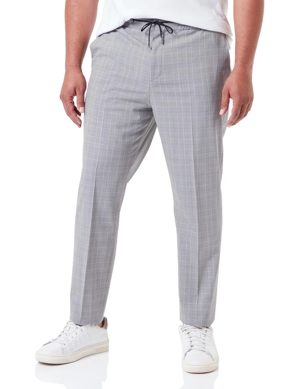 HUGO Men's Howard231x Trousers, Silver, W52