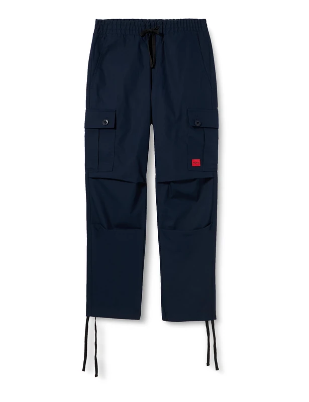 HUGO Men's Garlo233 Trousers_Flat, Dark Blue, 98