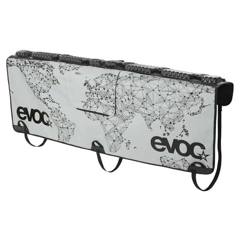EVOC Tailgate PAD Curve Tailgate Protector (high Quality Bike Accessory, Quick Access to Tailgate Lever, Aluminium Fixing Hooks, Size: M/L, Dimensions: 2 x 85 x 136 cm, 13,6 kg), Stone