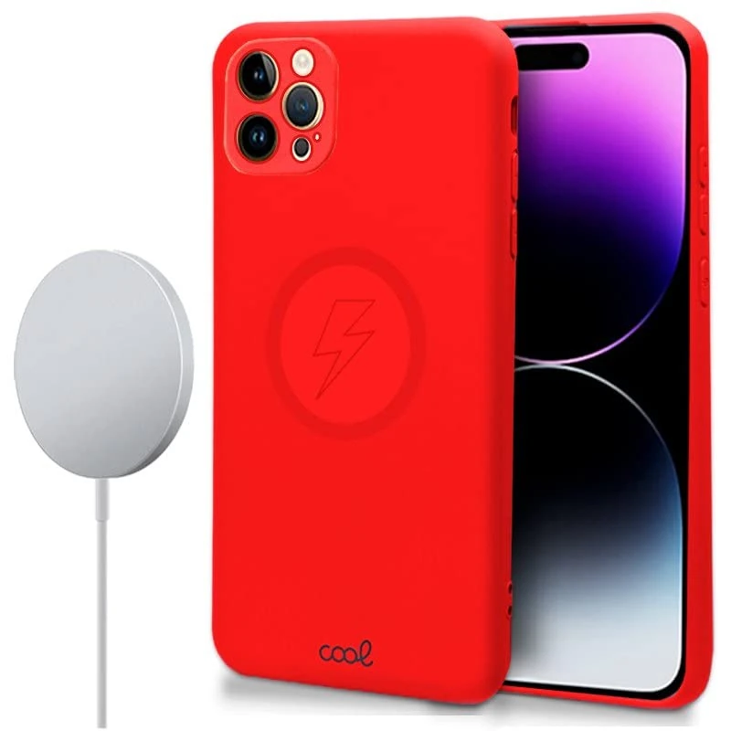 Cool Case for iPhone 14 Pro MAX Magnetic Cover Red