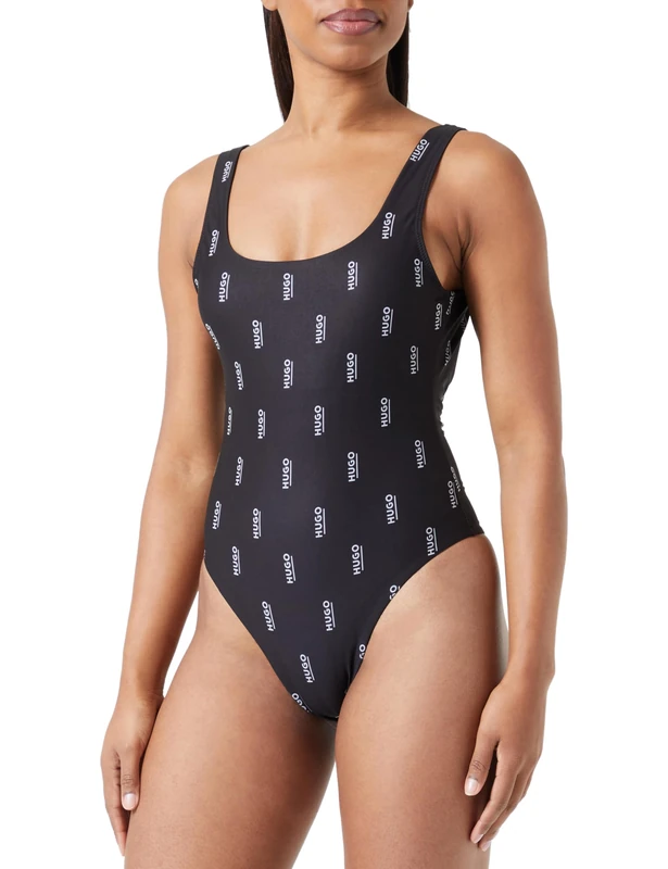 HUGO Women's Swimsuit, Black, XS