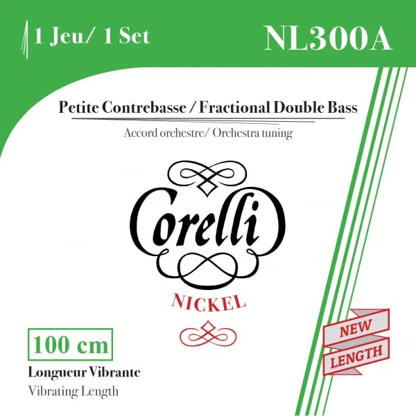 Corelli Double Bass Strings Fractional - Small Scale E 1/2 304A