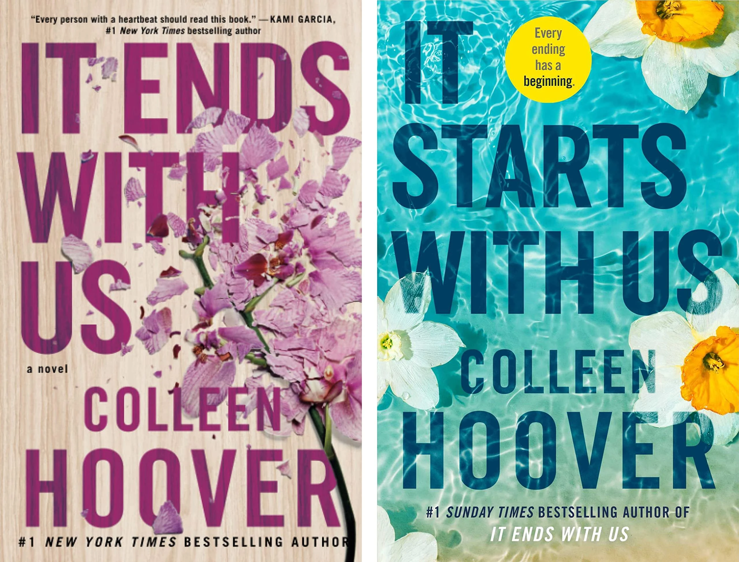 It Ends with Us 2 Books Series By Colleen Hoover [It Ends with Us and It Starts with Us]