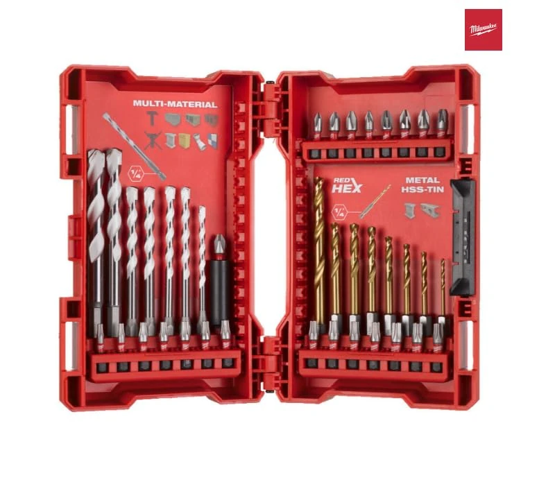 Milwaukee 4932479853 39 Piece Shockwave Screwdriver/Drill Bit Set