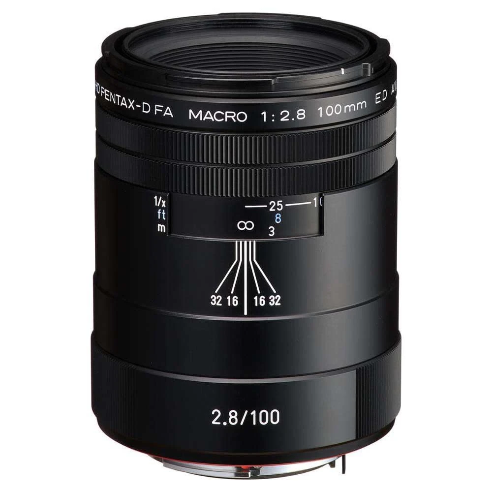 HD PENTAX-D FA MACRO 100mm F2.8ED AW macro lens, dustproof, weather-resistant AW (All Weather) construction, black