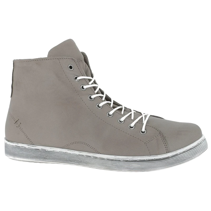 Andrea Conti Women's Lace-Up Sneaker, Stone, 5 UK