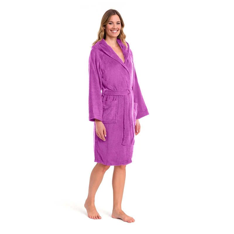 Caleffi Men's Bathrobe in Cotton Terry Towelling with Hood – Soft and Absorbent, Quick-Drying - Image 1
