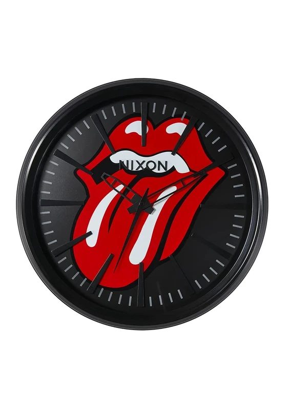 Nixon Rolling Stones C318500400 Wall Clock in Black with a Diameter of 40 cm - Image 1