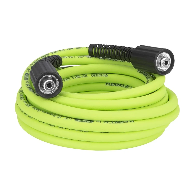 Flexzilla HFZPW36425M-E 3600 PSI, 25' Pressure Washer Hose, 1/4 in. x 25 ft, ZillaGreen