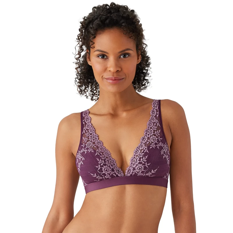 Embrace Lace Soft Cup Bra Italian Plum/Valerian Purple 32