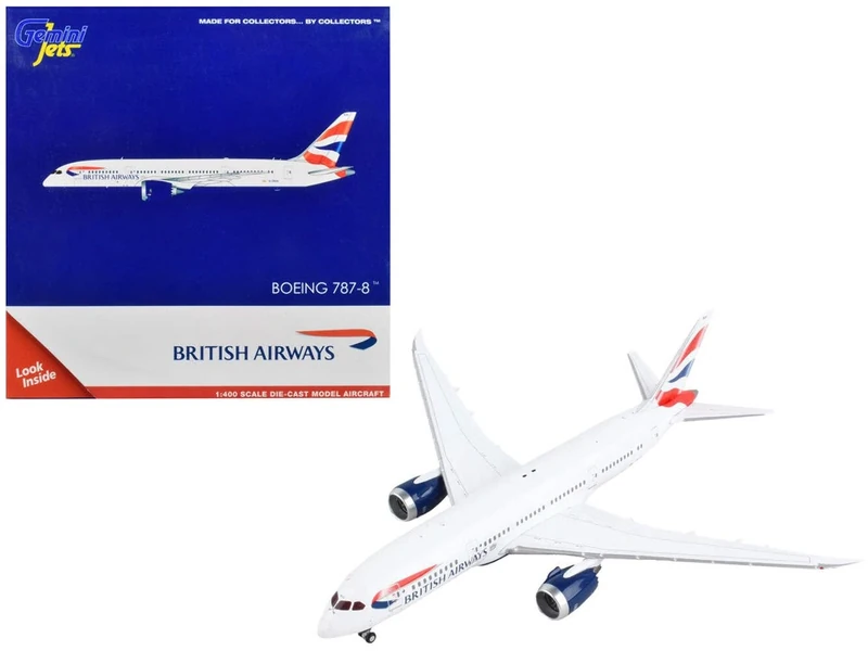 Gemini Jets GJBAW2107 British Airways Boeing 787-8 Dreamliner G-ZBJG; Scale 1:400