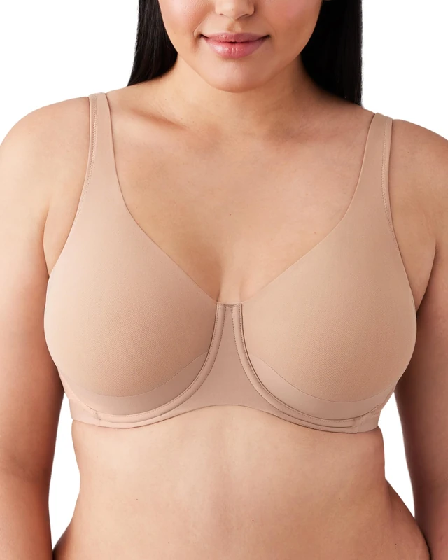 Wacoal Women's Pendulous Shape Revelation Full Figure Underwire Bra, Praline, 40C