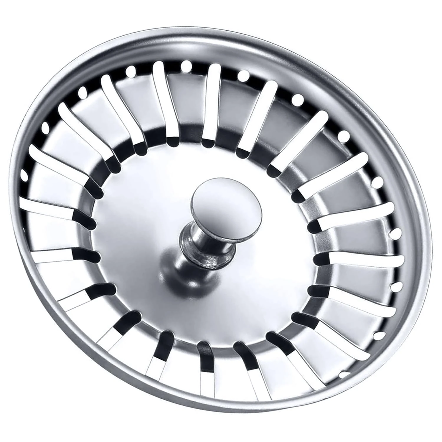 Tomario Kitchen Sink Strainer Plug Stainless Steel Thicken for Kitchen Sink, Hole Diameter 78mm 79mm 82mm 84mm (1 Pack, 84mm)