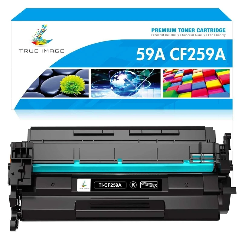 TRUE IMAGE CF259A Toner Cartridge Compatible with HP 59A Laserjet Pro M404dn M404dw MFP M428fdw M428dw M428fdn M404n M304n M304dn M406 M430 M428 M404 M304 59X CF259X (Black, Pack of 1)
