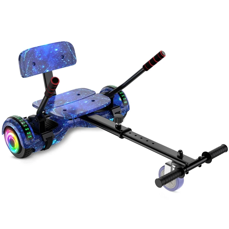 Sisigad Hoverkart, Hoverboard Seat Attachment, Compatible with 6.5”/ 8”/ 10” Hoverboards (Hoverboard Not Included)