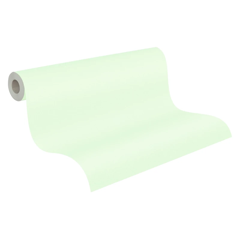 A.S. Creation Livingwalls Wallpaper Green –Non-Woven Wallpaper Plain for Various Living Spaces 10.05 m x 0.53 m – 5.33 m² – Made in Germany