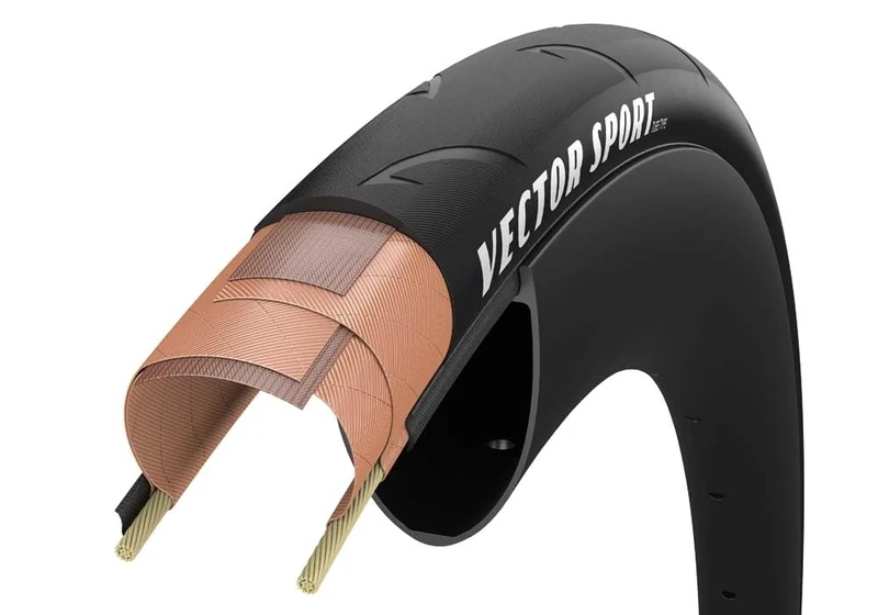 GOODYEAR Vector Sport Pneu vélo Unisexe, Noir, 25-622