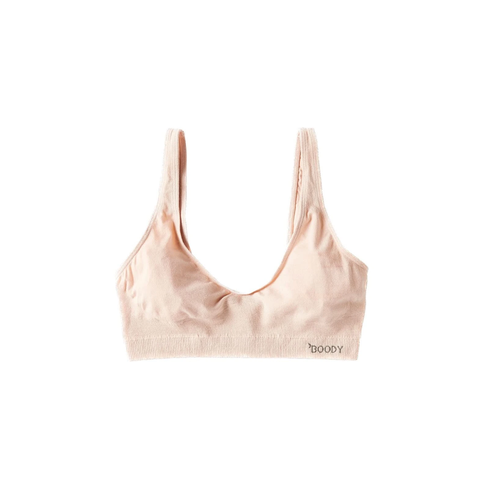 Boody | Women's Shaper Bra | Organic Bamboo Underwear | Seamless Bra | Nude 4 | Large | 2 Pack