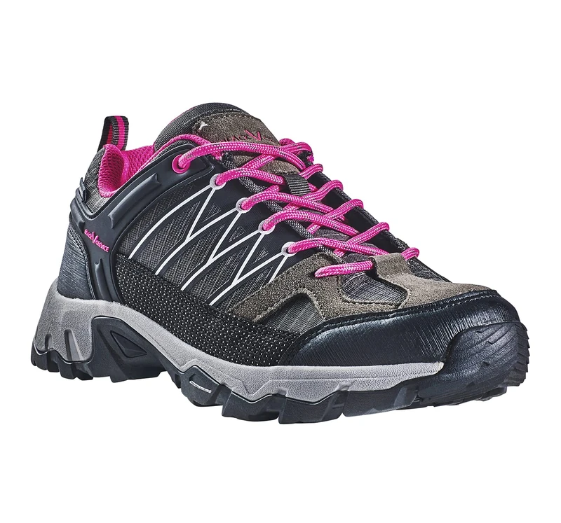 Black Crevice Women's Trekking Shoe Mountain, Grey Fuxia, 8.5 UK