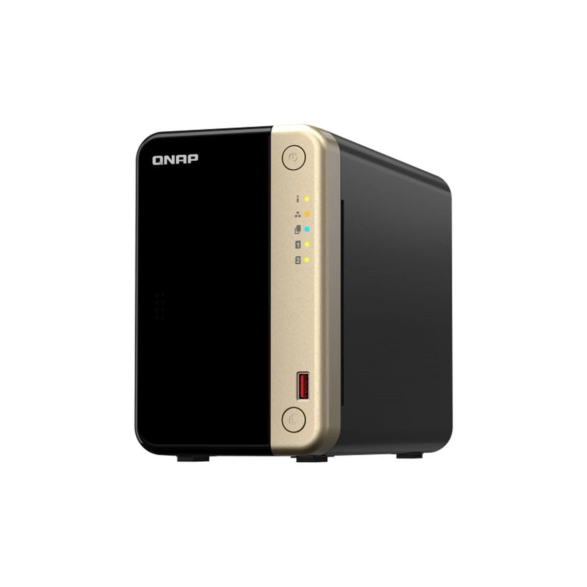 QNAP TS-264-8G | 2-Bay, Intel Quad-core CPU, 2 x M.2 Slots, 2.5GbE Desktop NAS, 2-Bay 8GB RAM