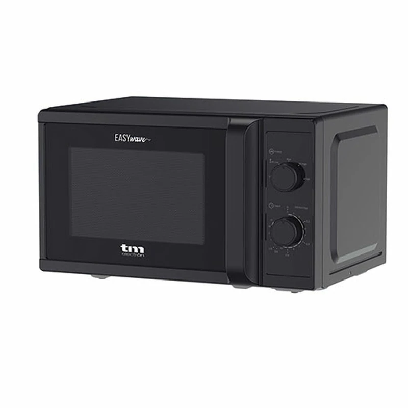 TM Electron TMPMW002BLK EASYWAVE Microwave with 20 Liter Capacity, 700W, 5 Power Levels, Defrost Function and 35 Min Timer,