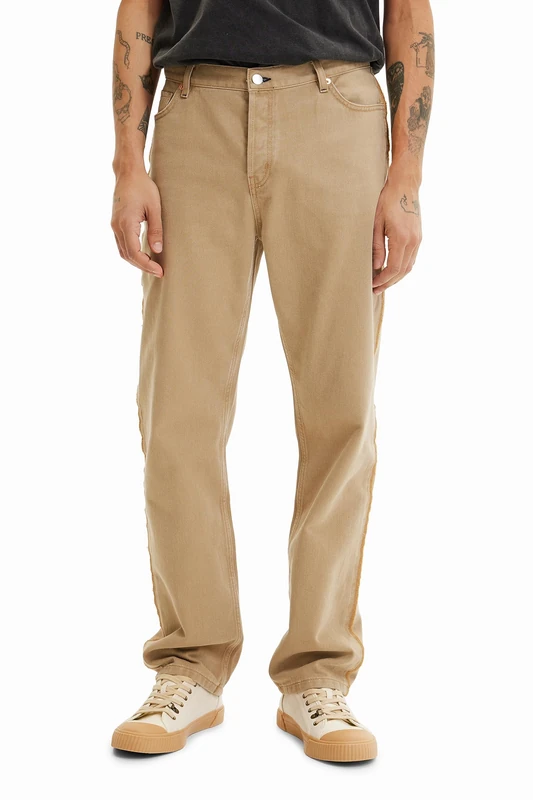 Desigual Men's Jeans, Brown, 32
