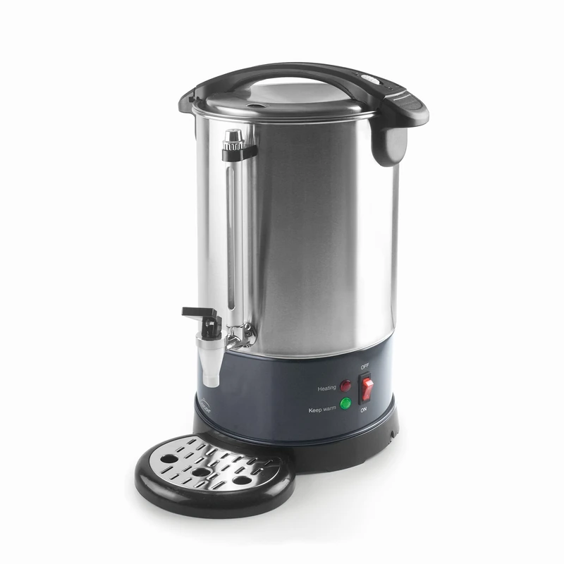 Lacor - 69486 – Coffee Maker Percolator Coffee Maker with 2 Independent Heating Systems, Stainless Steel, Capacity 6 L, 1500 W