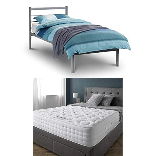 Julian Bowen Set Of Alpen 135Cm & Capsule Gel Luxury Mattress