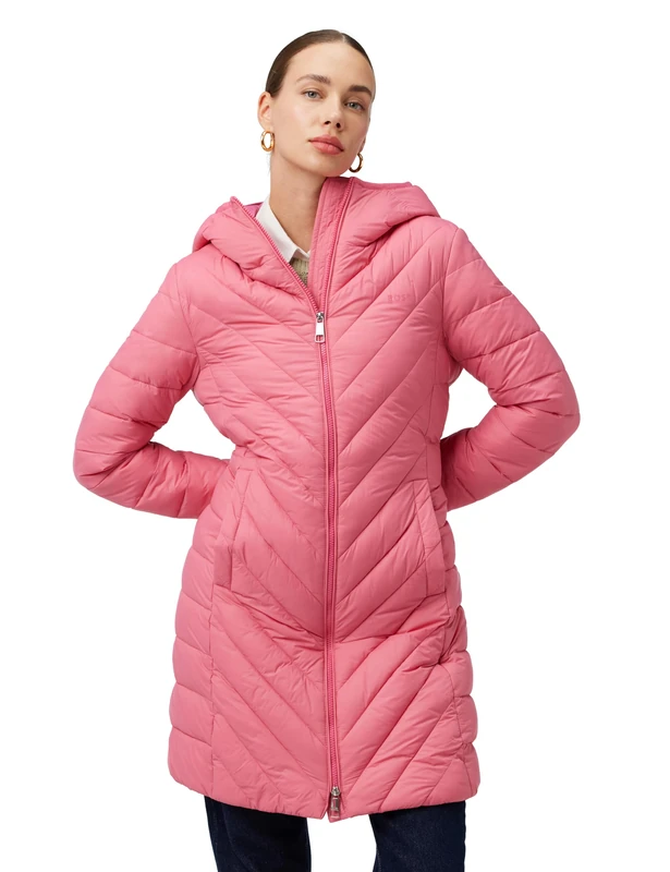 BOSS C_pinolo Women's Outerwear Jacket - Medium Pink 668