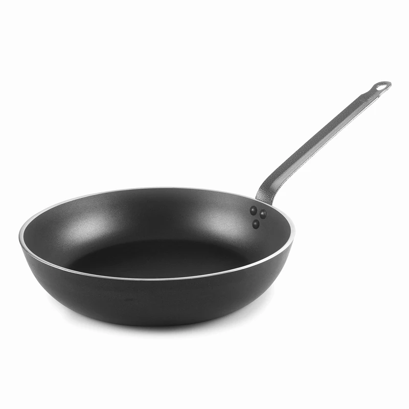 Lacor - 23625 - Robust Non-Stick Frying Pans, Honda Frying Pan, Non-Stick 5 Layers, Eco-Friendly, PFOA Free, Suitable for All Hobs Except Induction, Aluminium, 24 cm