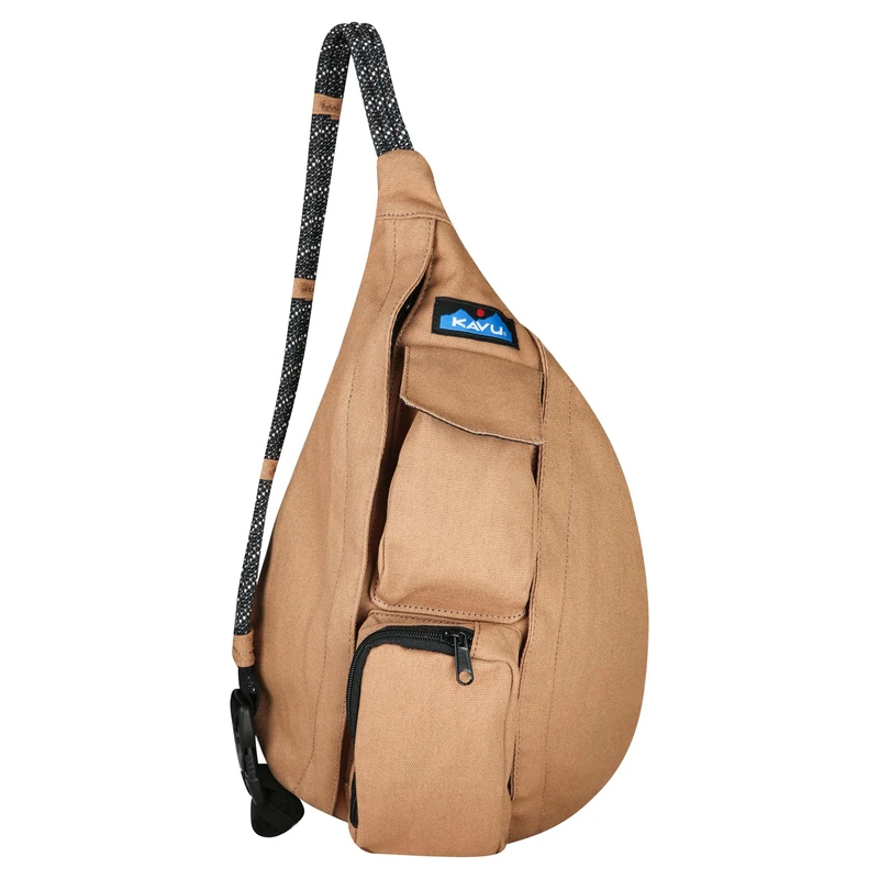 KAVU Mini Rope Bag Cotton Crossbody Sling, Dune