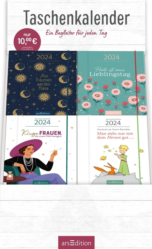 Display pocket calendar 2024: with 4 x 6 ex.