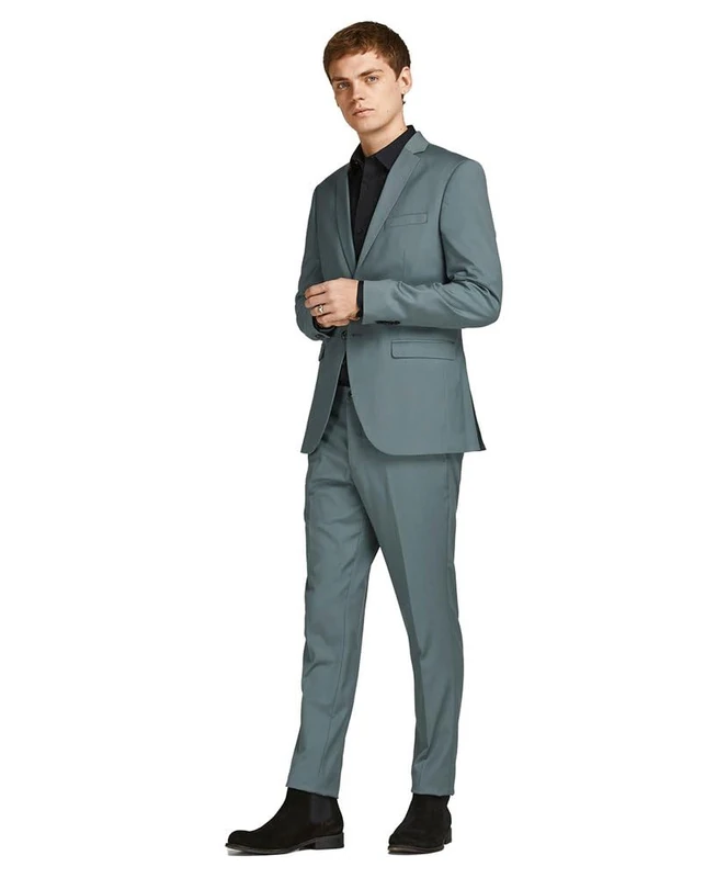 JACK & JONES Men's Jprfranco Suit Noos Suit, Balm Green/fit: Super Slim fit, 54