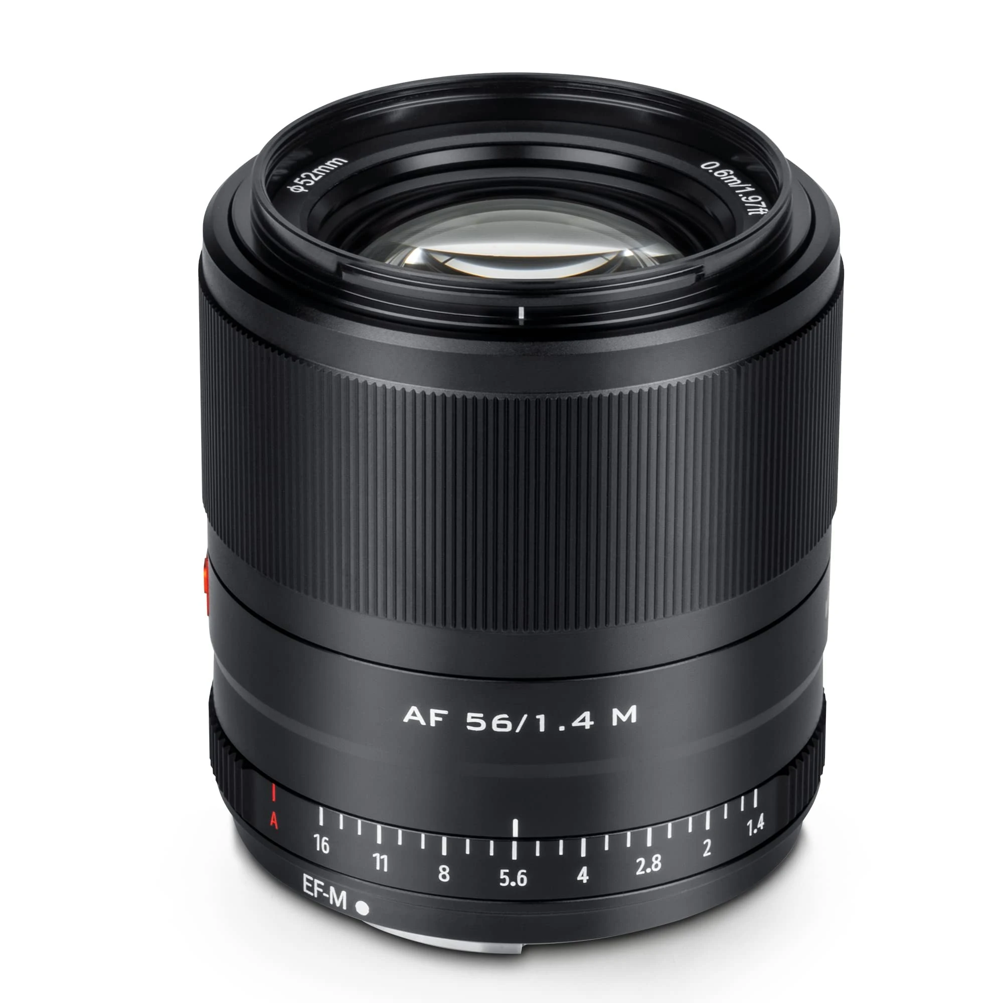 VILTROX 56mm F1.4 f/1.4 STM Auto Focus Lens Large Aperture AF APC-S Portrait Prime Lens Compatible with Canon EOS EF-M Mount Mirrorless Cameras M10 M100 M200 M3 M5 M50 M50II M6 M6II