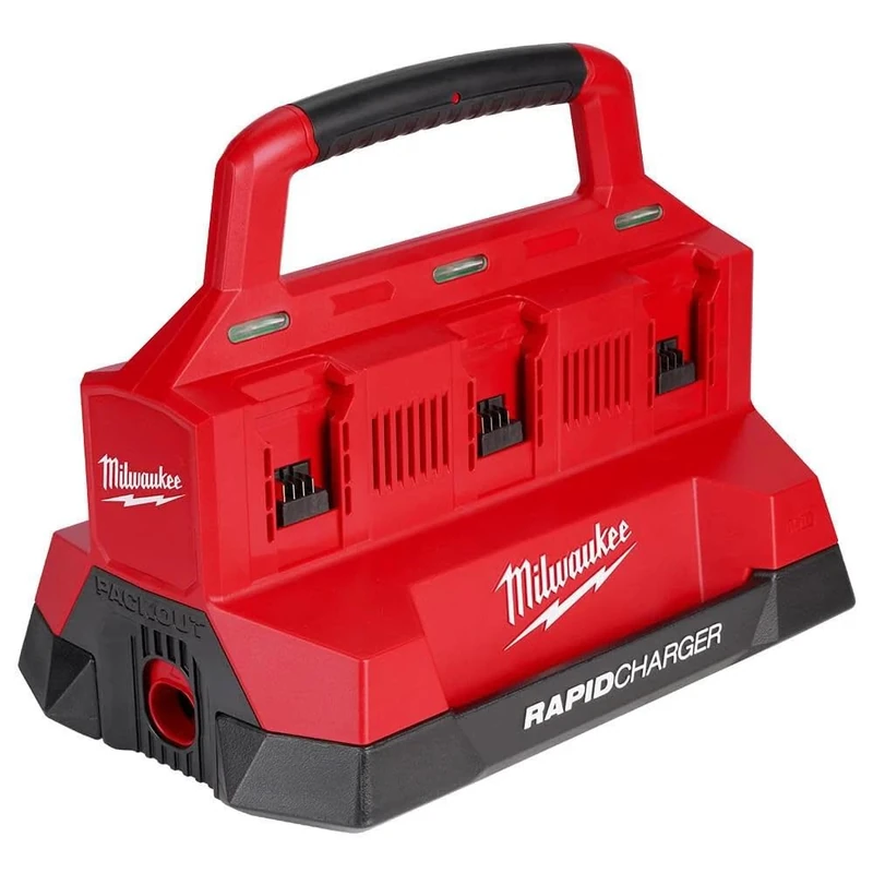 Milwaukee M18 PACKOUT Six Bay Rapid Charger - Fast Charging - Image 1