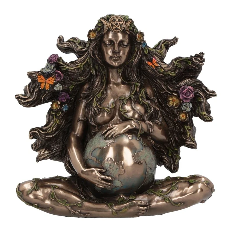 Nemesis Now Gaea Mother of All Life Bronze Figurine, 18cm