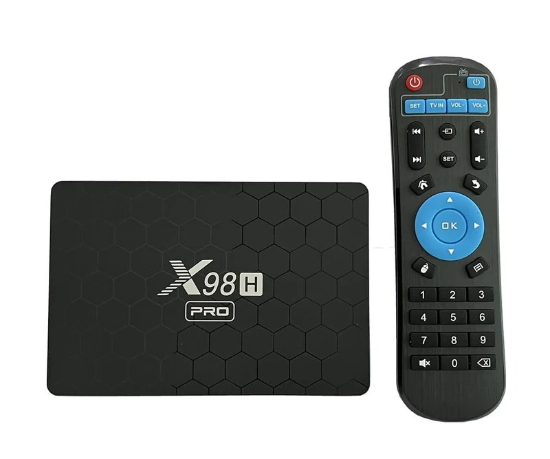 X98H Pro Android 12.0 tv box 2.4G/5G Wifi6 4GB RAM 64GB ROM BT5.0 Support 4K H.265 with i8 keyboard