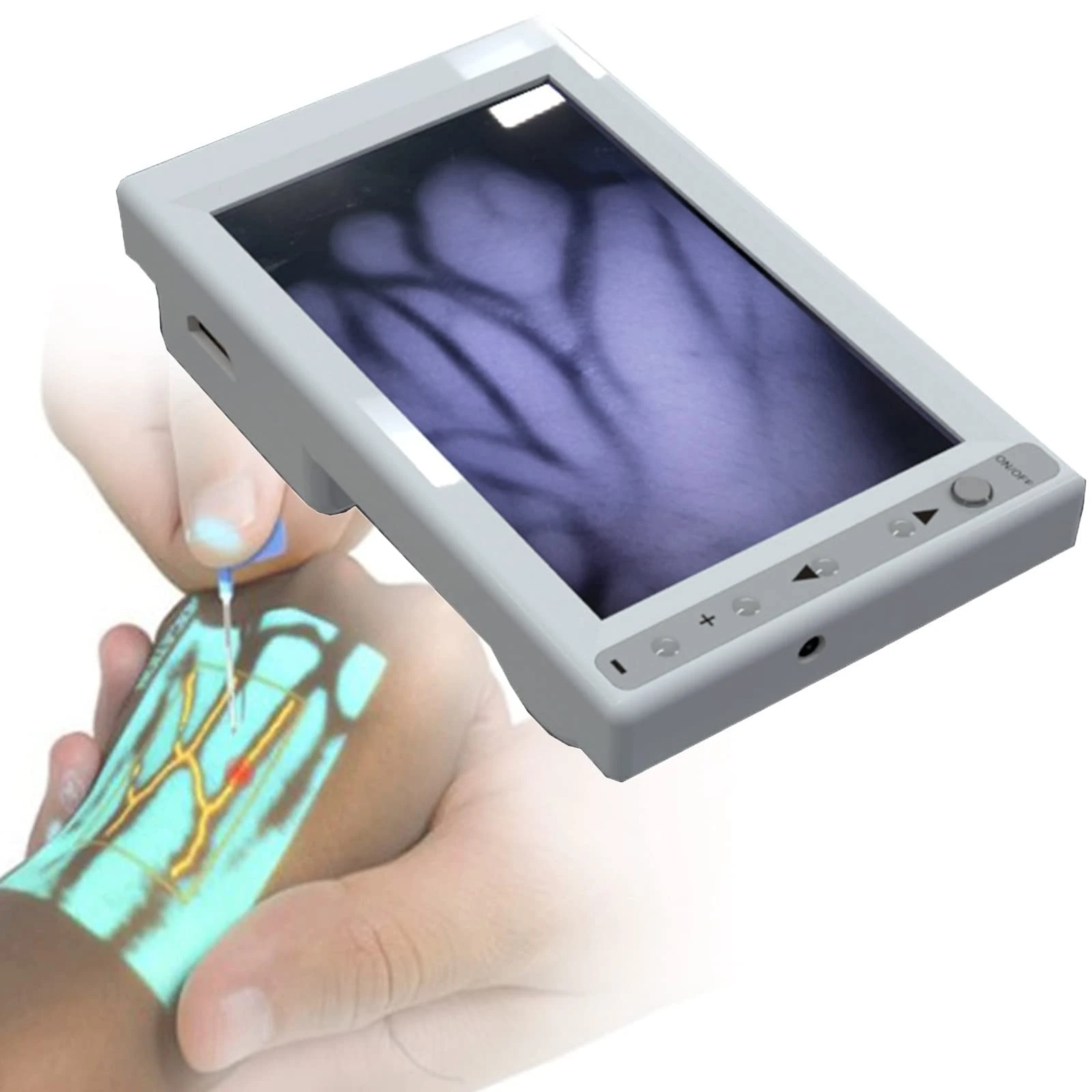 SEEANN Handheld Vein Finder Viewer, Nurse Medical Blood Vessel Vein Locator Finder Devices for Nurse elderly Children Venipuncture Puncture Viewer