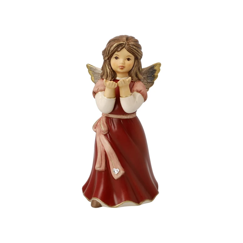 Goebel 41-668-29-1 Christmas Decoration Angel Figurine Made of Porcelain Dimensions: 15.5 cm x 7 cm x 7 cm
