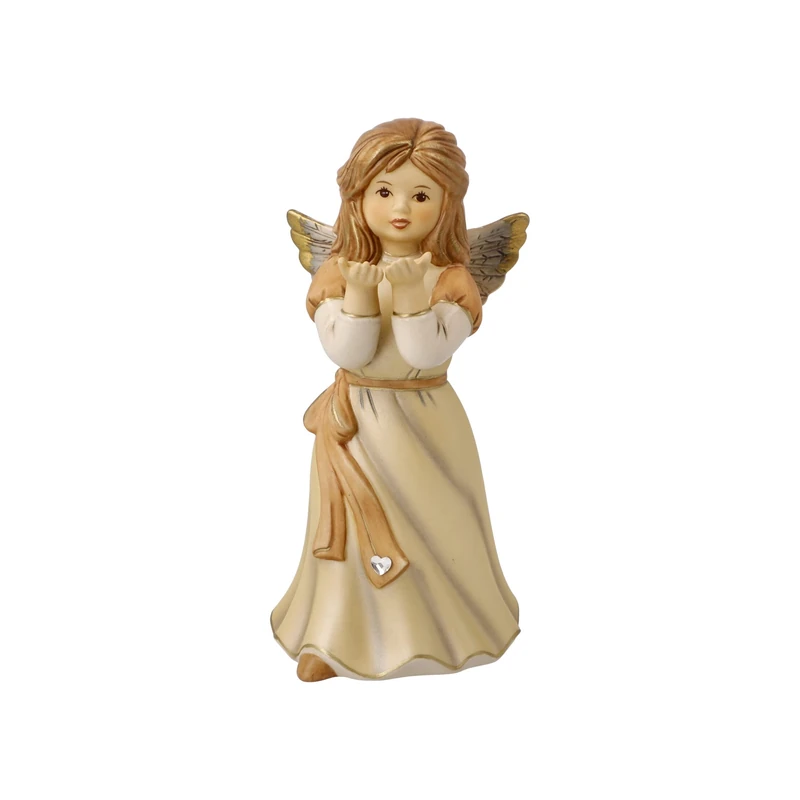 Goebel 41-668-07-1 Christmas Decoration Angel Figurine Made of Porcelain Dimensions: 15.5 cm x 7 cm x 7 cm